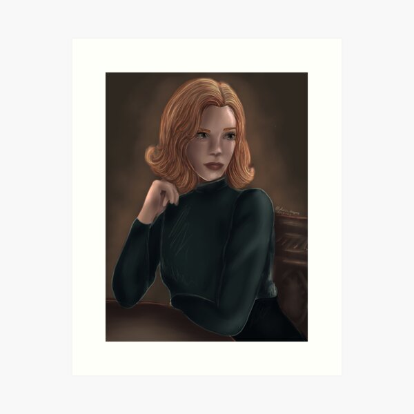 Elizabeth Harmon, an art print by kimoy - INPRNT