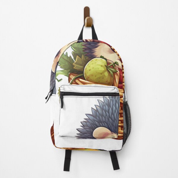 Item preview, Smiling Hedgehog in a Basket of Fruits and Veggies - Colorful Design for T-Shirts, Transparent Background designed and sold by AIPICCRAFT.