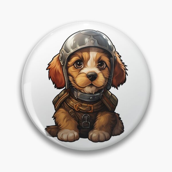 Item preview, Cute Warrior Dog v4 designed and sold by CatSithMother.