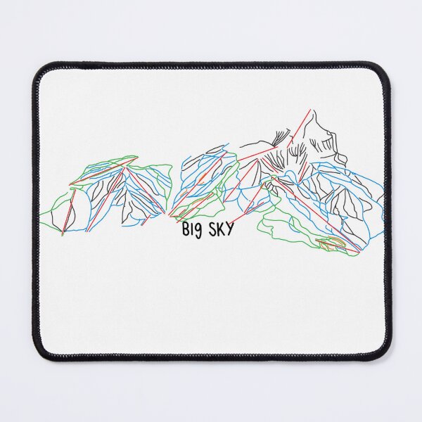Item preview, Big sky trail map designed and sold by Skier1714.