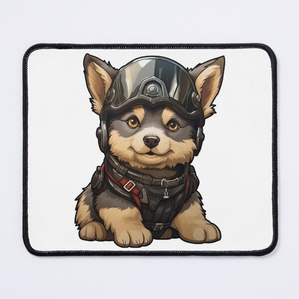 Item preview, Cute Warrior Dog v3 designed and sold by CatSithMother.