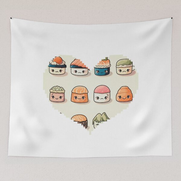 Item preview, My Artist Heart Loves Sushi designed and sold by Jasby-Co.