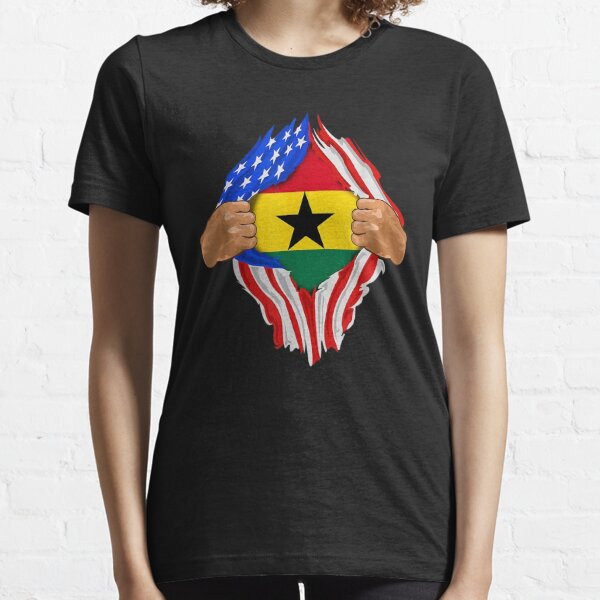 GHANA DISTRESSED FLAG UNISEX HOODIE TOP GHANAIAN FOOTBALL JERSEY GIFT