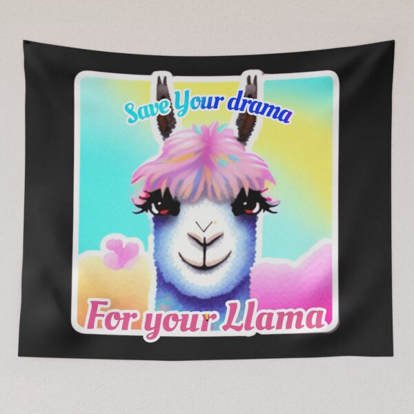 Item preview, Save the drama for your Llama  designed and sold by Roxburylane.