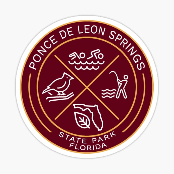 Item preview, Ponce De Leon State Park Florida Heraldic Logo designed and sold by VanyaKar.