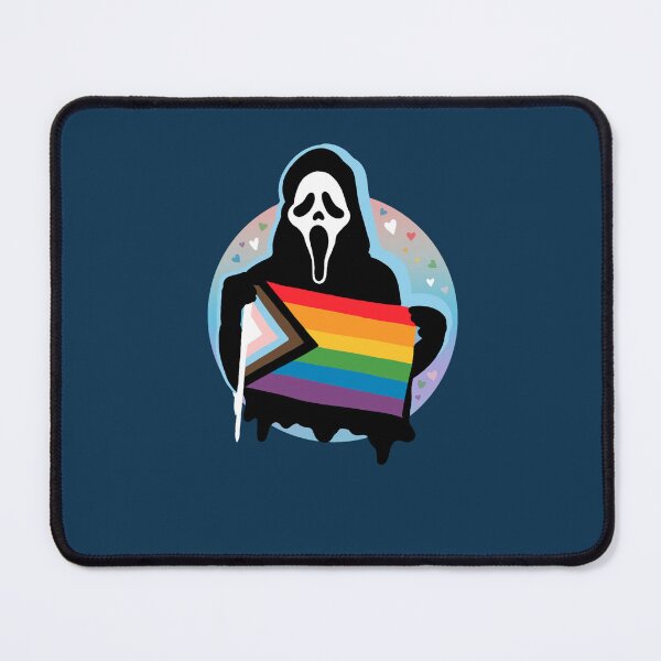 Item preview, Ghostface with Progressive Pride Flag designed and sold by altenwerthhelen.