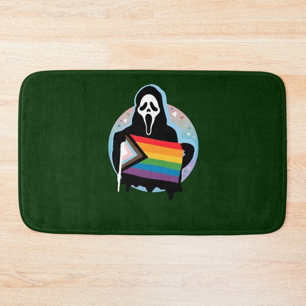 Item preview, Ghostface with Progressive Pride Flag  designed and sold by altenwerthhelen.