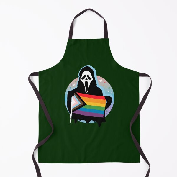 Item preview, Ghostface with Progressive Pride Flag designed and sold by altenwerthhelen.