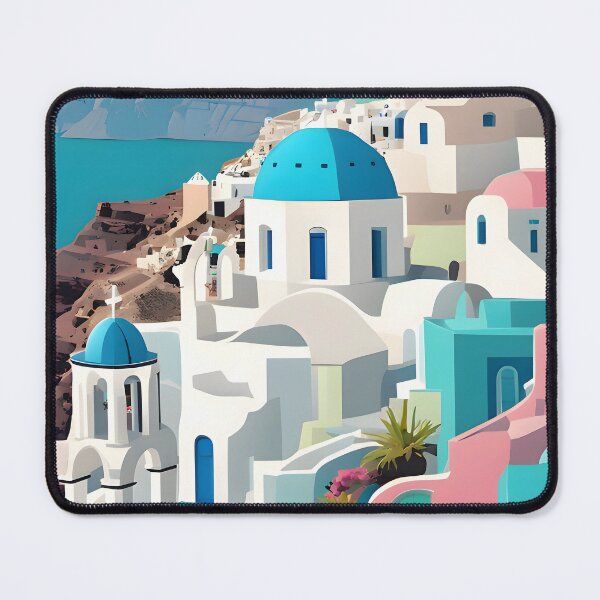 Item preview, Santorini Greece Art designed and sold by Studio-Pixel.