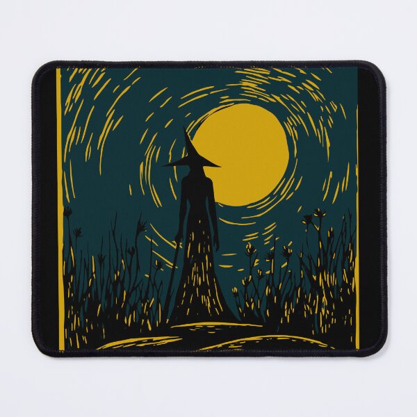 Item preview, Linocut Witch designed and sold by Texterns.