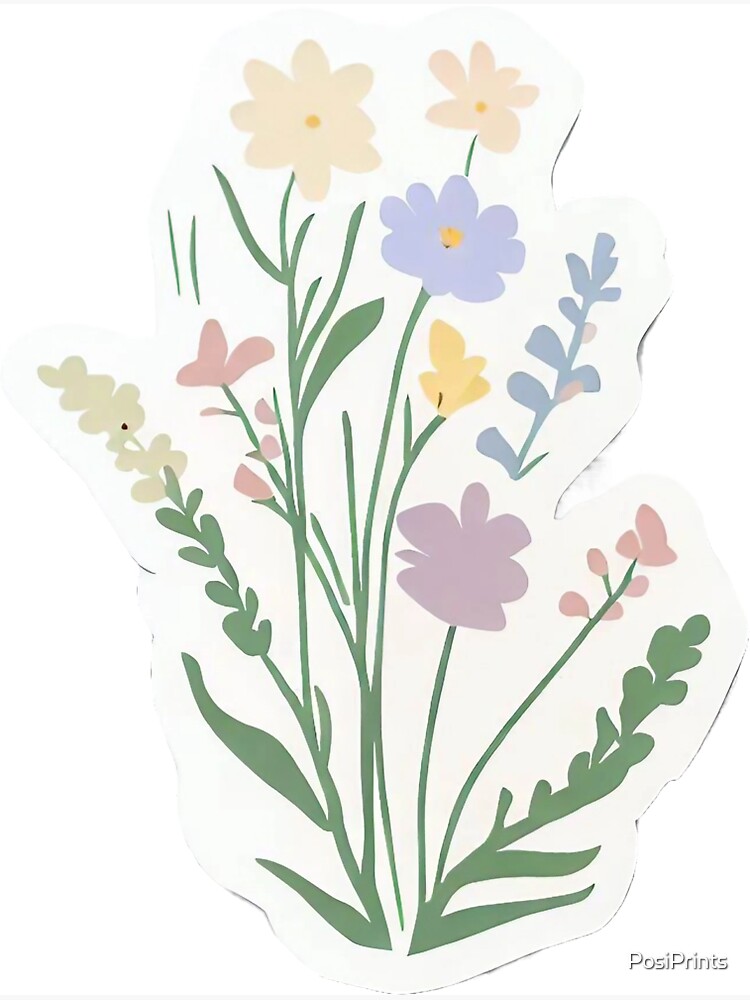 Wildflower stickers II: Let the beauty of nature bloom in your