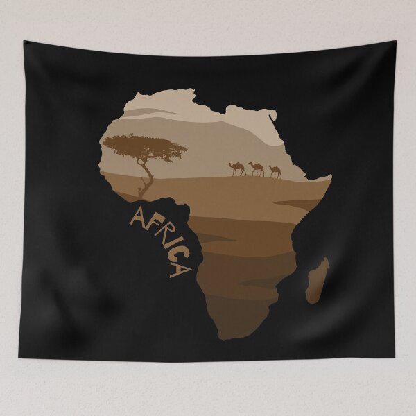 Item preview, Africa map designed and sold by corralmontana.