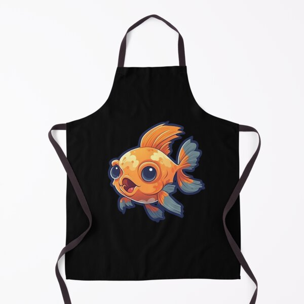 Item preview, Cute Goldfish, Cartoon Style, Sticker Illustration designed and sold by art-max-jenner.