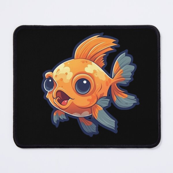 Item preview, Cute Goldfish, Cartoon Style, Sticker Illustration designed and sold by art-max-jenner.