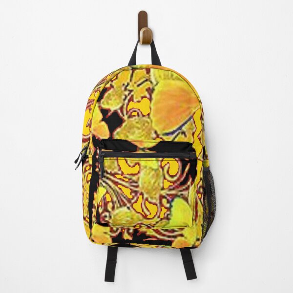 Item preview, GOLDEN BUTTERFLY PATTERN BLACK ART designed and sold by sharlesart.