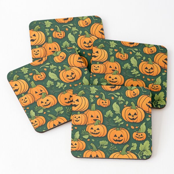 Item preview, Pattern of pumpkins and green color designed and sold by DRAGONFIASCO.