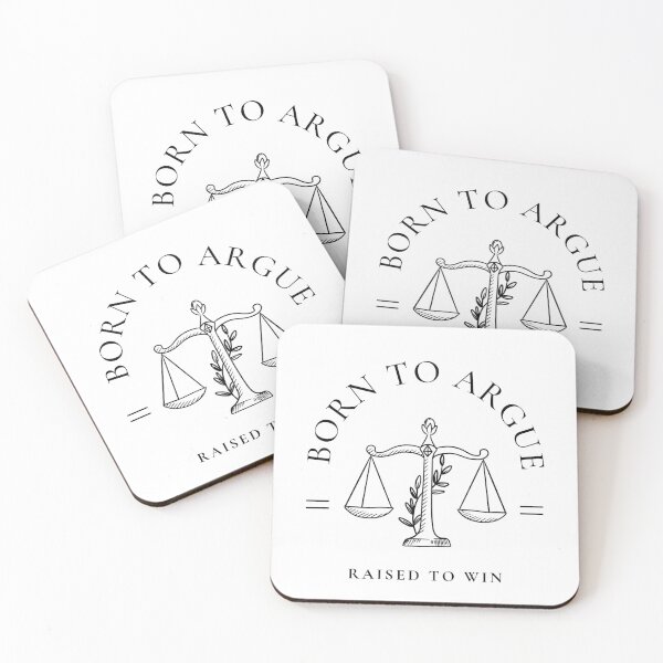 Item preview, Born to Argue, Raised to Win - Women in Law designed and sold by stumblingdesign.