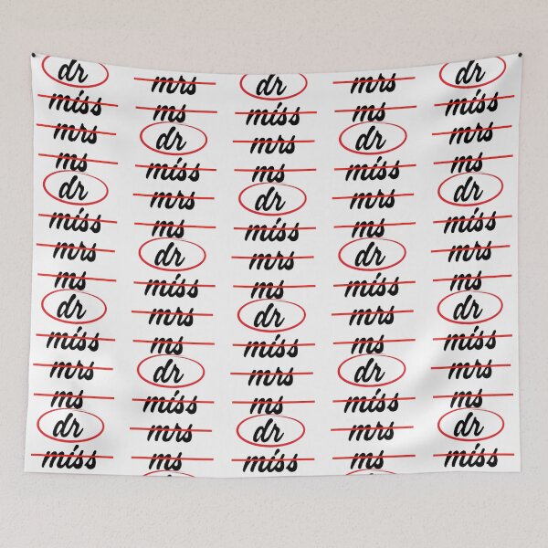 Item preview, Miss Mrs Ms Dr Checklist designed and sold by EchoSchweitzer.
