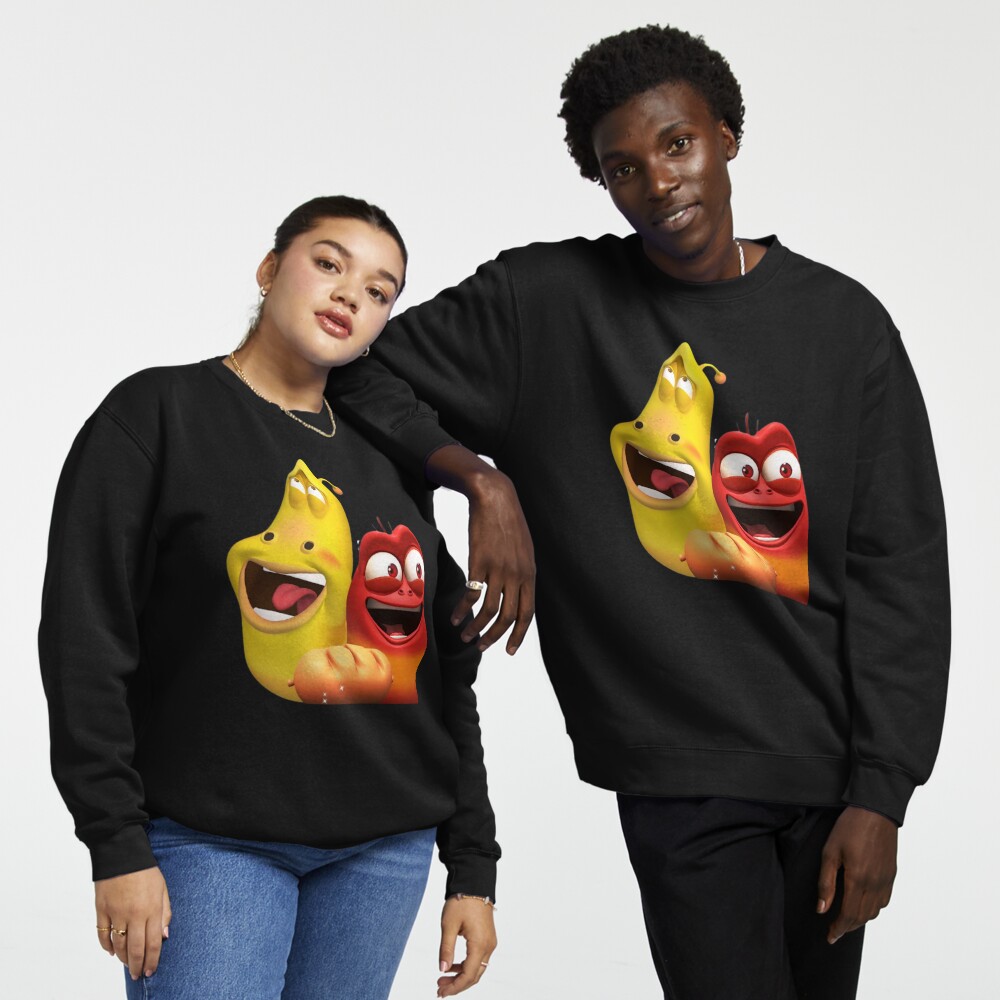 Série Animação Homens Camiseta Larva Desenhos Animados Crewneck