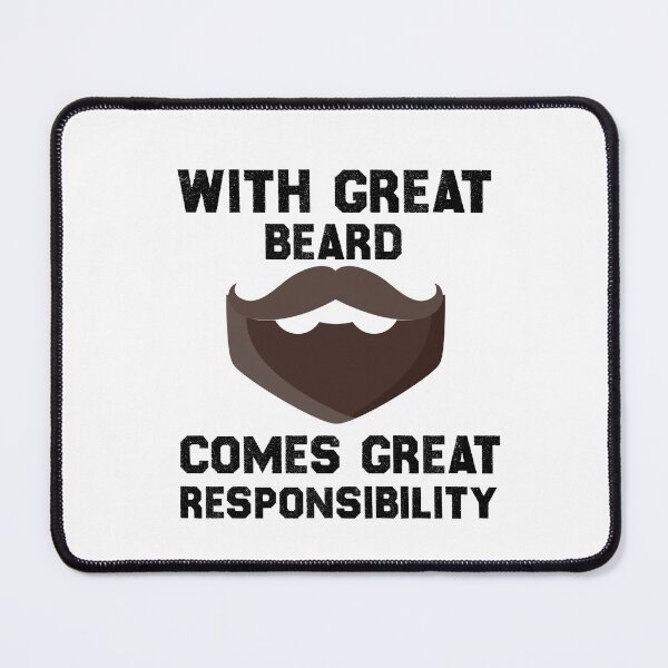 Item preview, With Great Beard Comes Great Responsibility designed and sold by bouraydasbrand.