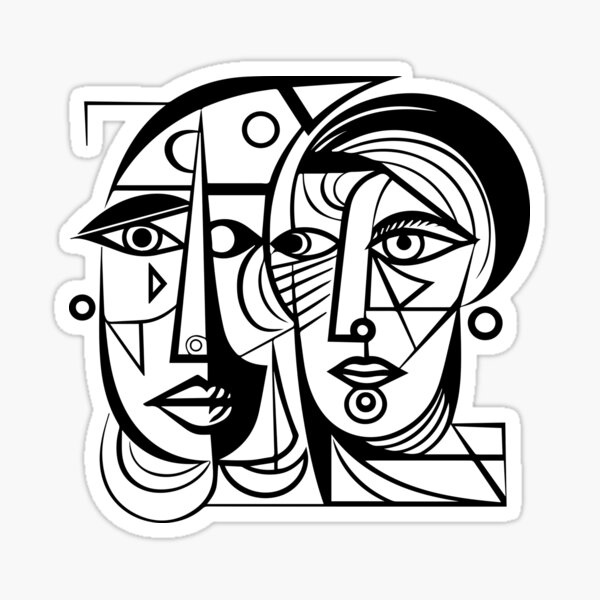 Item preview, Cubist Woman designed and sold by Texterns.