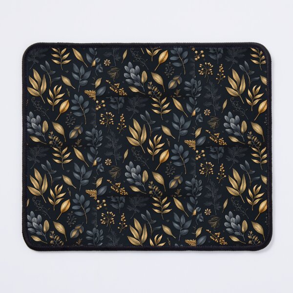 Item preview, Seamless Dark/Gold Leaves designed and sold by KruzyArts.