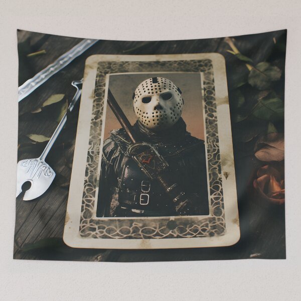 Item preview, Jason Voorhees Tarot Card Inspired designed and sold by ARTficiallyAnon.