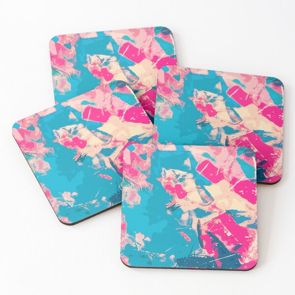 Item preview, Chromatic Fusion: Rose and Sky Brushstrokes designed and sold by GAP90.