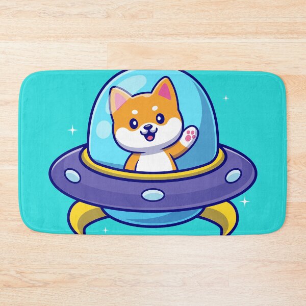 Item preview, Shiba UFO Adventure: A Pawsitively Alien Ride designed and sold by hjian8219.