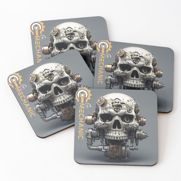 Item preview, Skull and Mechanic designed and sold by Bibby22.