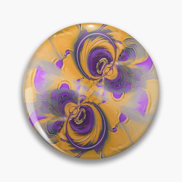 Item preview, Synchronized Fireballs - orange purple slight green ring spirals designed and sold by JaycraveDesigns.