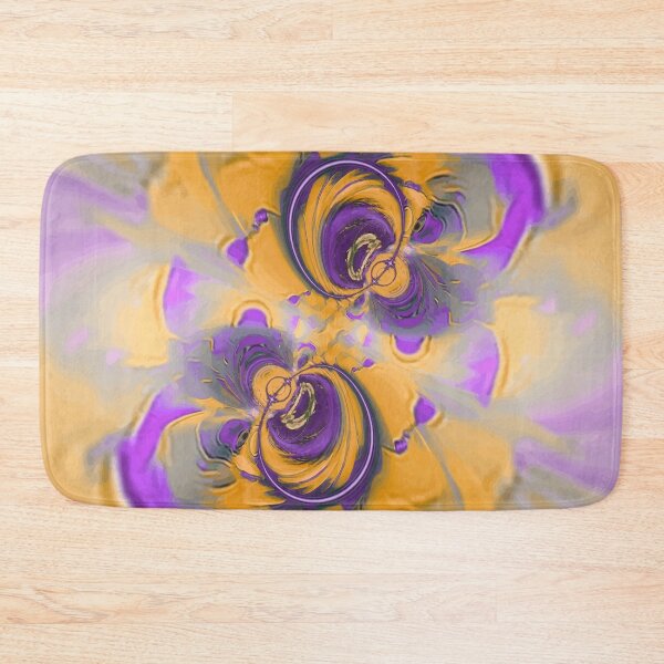 Item preview, Synchronized Fireballs - orange purple slight green ring spirals designed and sold by JaycraveDesigns.