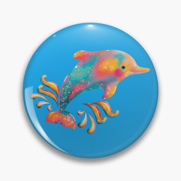 Item preview, Rainbow Dolphin designed and sold by Karin Taylor.