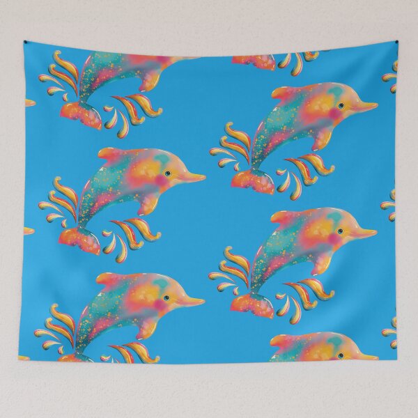Item preview, Rainbow Dolphin designed and sold by Karin Taylor.