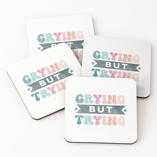 Item preview, crying but trying  designed and sold by hautehub.