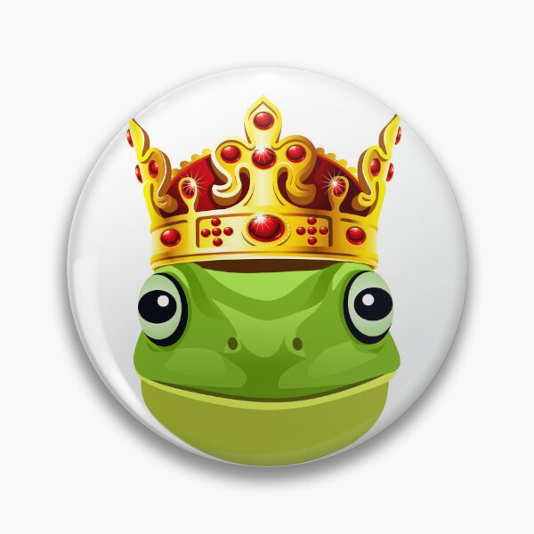 Item preview, illustration of the frog king designed and sold by AmsaOza.