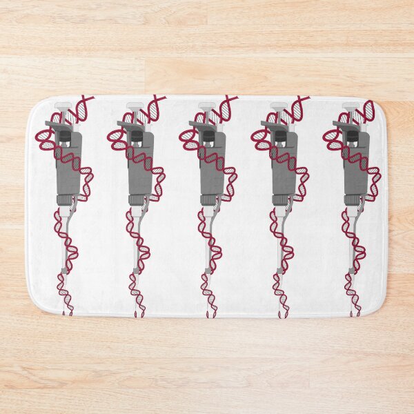 Item preview, Gray Micropipette with Crimson DNA designed and sold by emmacatwheels.
