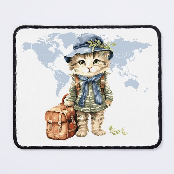 Item preview, The Cat Explorer designed and sold by TeeArtDesigns.