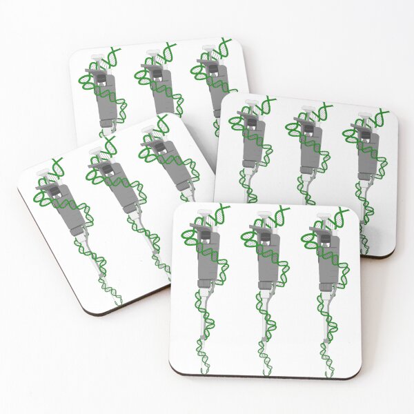 Item preview, Gray Micropipette with Green DNA designed and sold by emmacatwheels.