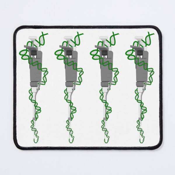 Item preview, Gray Micropipette with Green DNA designed and sold by emmacatwheels.