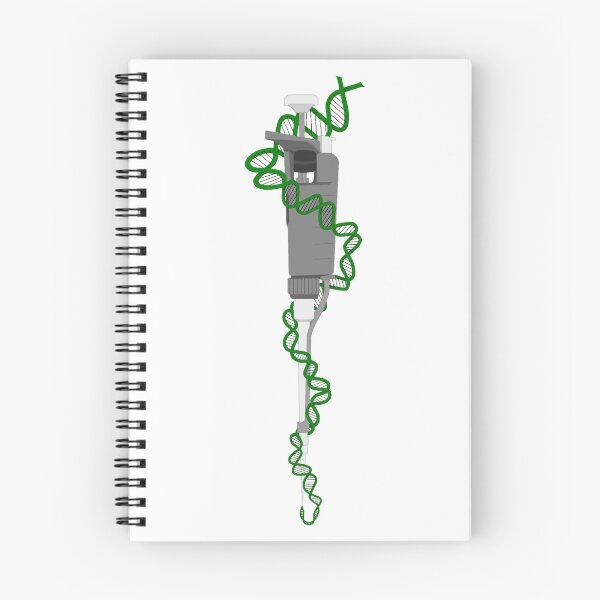 Item preview, Gray Micropipette with Green DNA designed and sold by emmacatwheels.