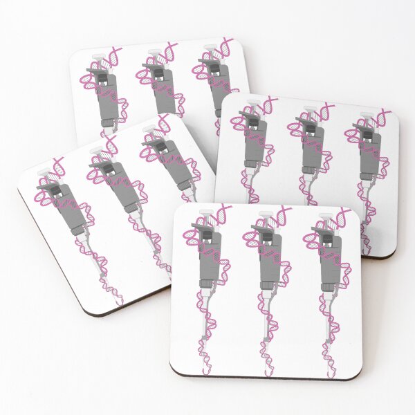 Item preview, Gray Micropipette with Pink DNA designed and sold by emmacatwheels.