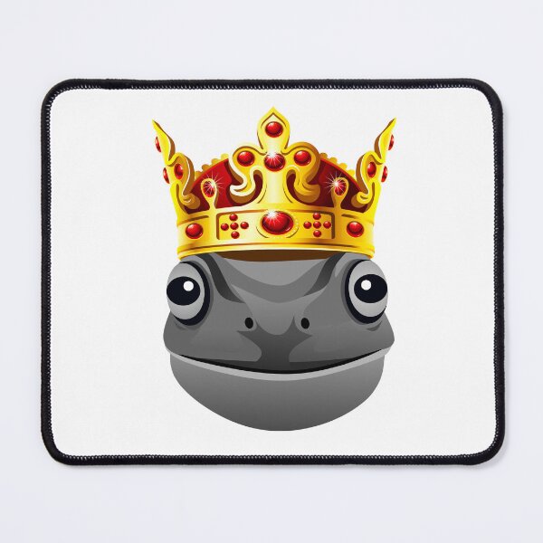 Item preview, illustration of the black frog king designed and sold by AmsaOza.