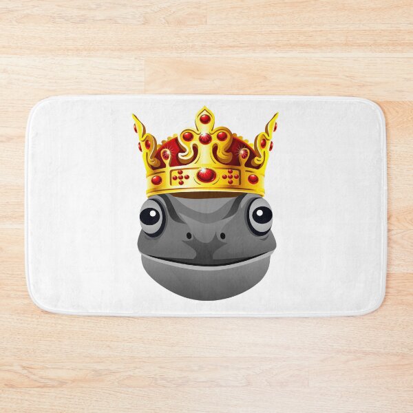 Item preview, illustration of the black frog king designed and sold by AmsaOza.