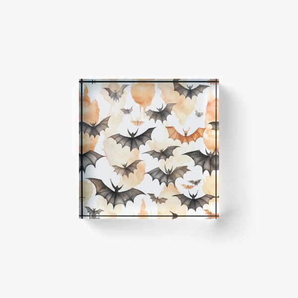 Item preview, Halloween bat seamless pattern Sublimation Design designed and sold by BabydellArt.