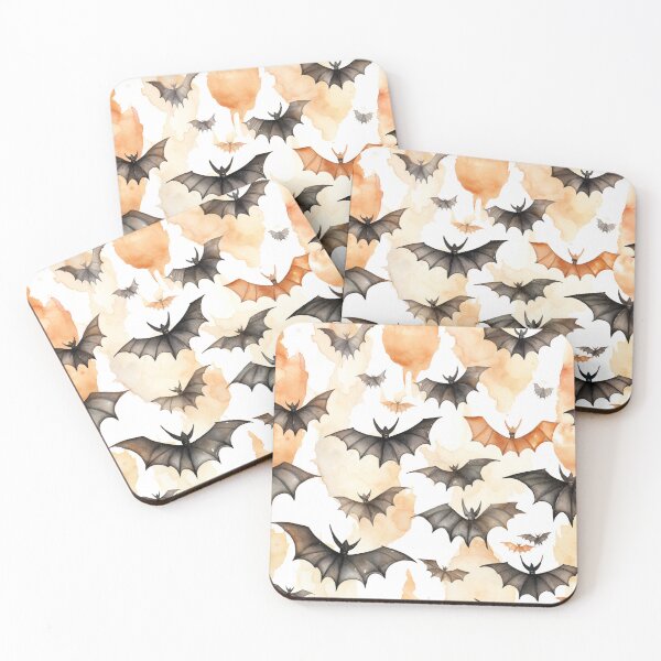 Item preview, Halloween bat seamless pattern Sublimation Design designed and sold by BabydellArt.