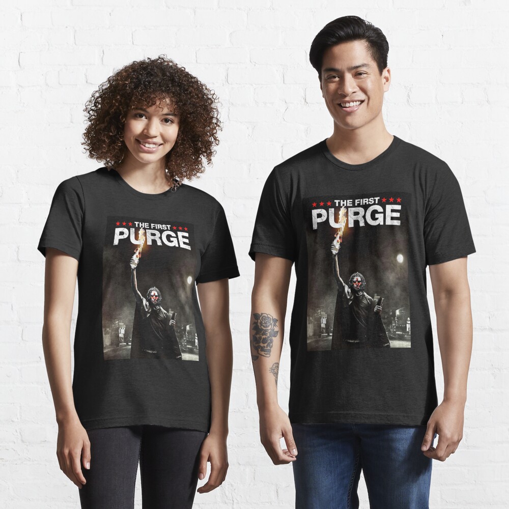 Discover The Purge Essential T-Shirt, Halloween T-Shirt, The Purge Tee, Gift for Halloween, Minimal Halloween Shirt