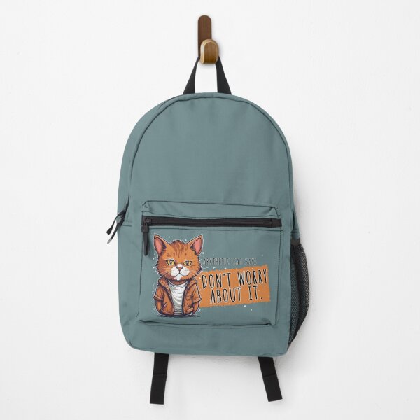 Item preview, Don't worry about it apathetic cat designed and sold by messy-nessie.
