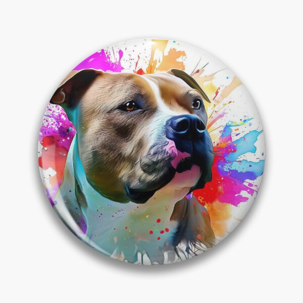 Item preview, Valor of American Staffordshire Terrier Splashart designed and sold by The Digital Compass.