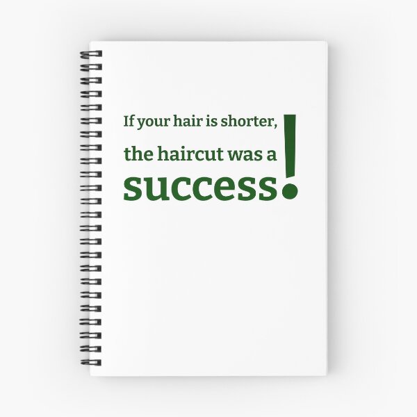 Aperçu de l'œuvre Si vos cheveux sont plus courts, la coupe de cheveux a été un succès - vert créée et vendue par ThatIsSomething.
